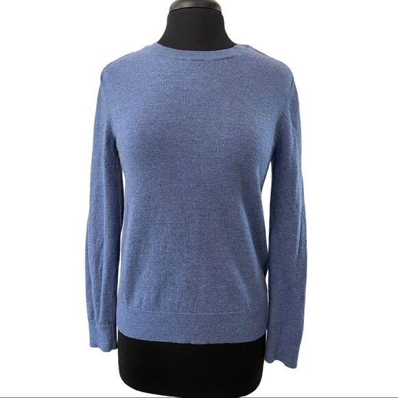 𝅺banana Republic Italian Merino Yarn Crewneck Sweater Sz S - Picture 1 of 11